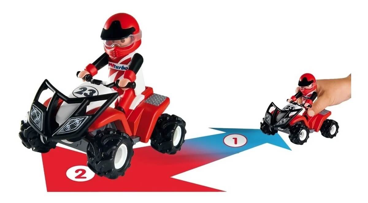 Pick-up con Quad de carreras ( Playmobil 4228 ) imagen e