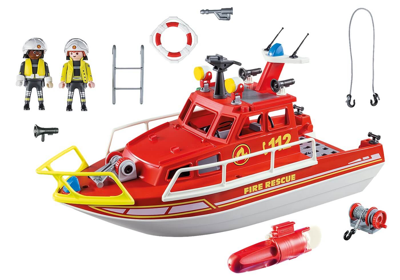Barco de Bomberos ( Playmobil 70147 ) imagen b