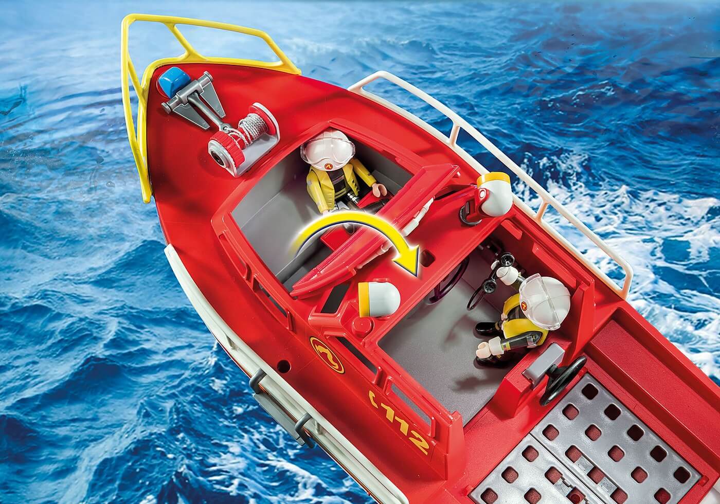 Barco de Bomberos ( Playmobil 70147 ) imagen c