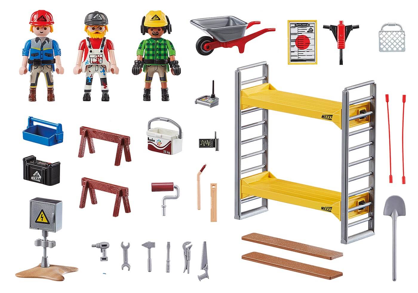 Andamio con Obreros ( Playmobil 70446 ) imagen b