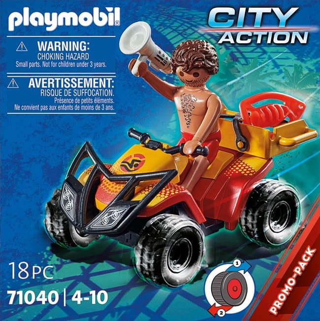 Promo-Pack Quad vigilante de la playa ( Playmobil 71040 ) imagen b