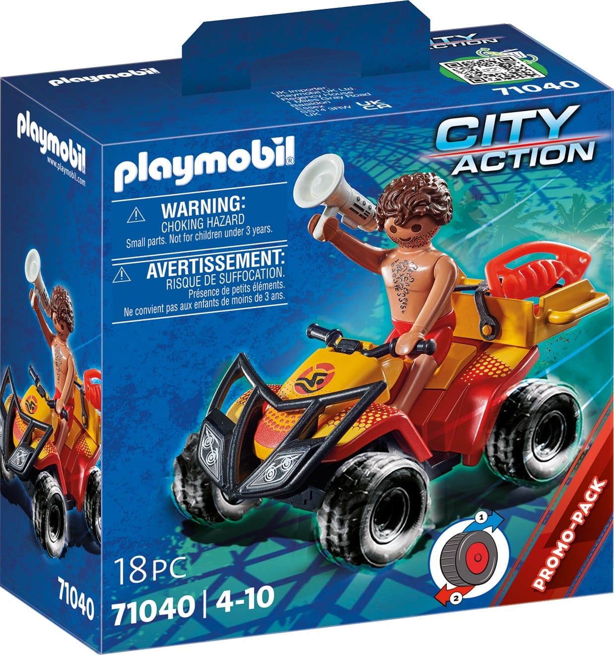 Promo-Pack Quad vigilante de la playa ( Playmobil 71040 ) imagen d