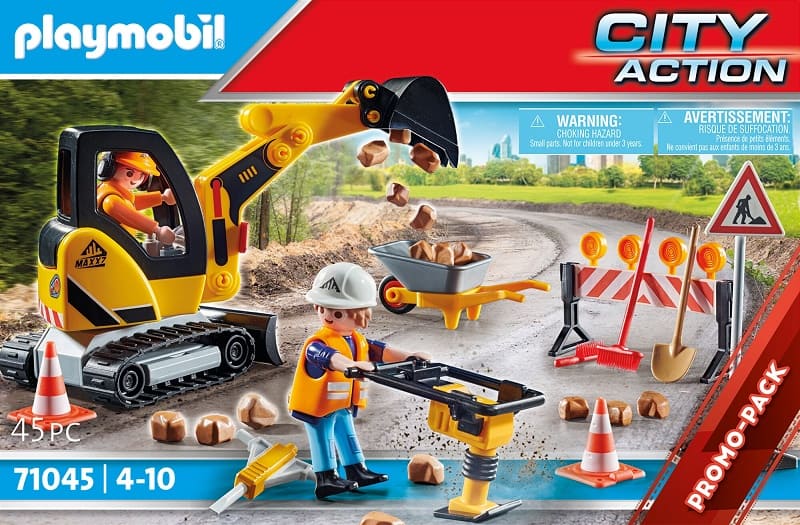 Promo-Pack Carretera en construcción ( Playmobil 71045 ) imagen c