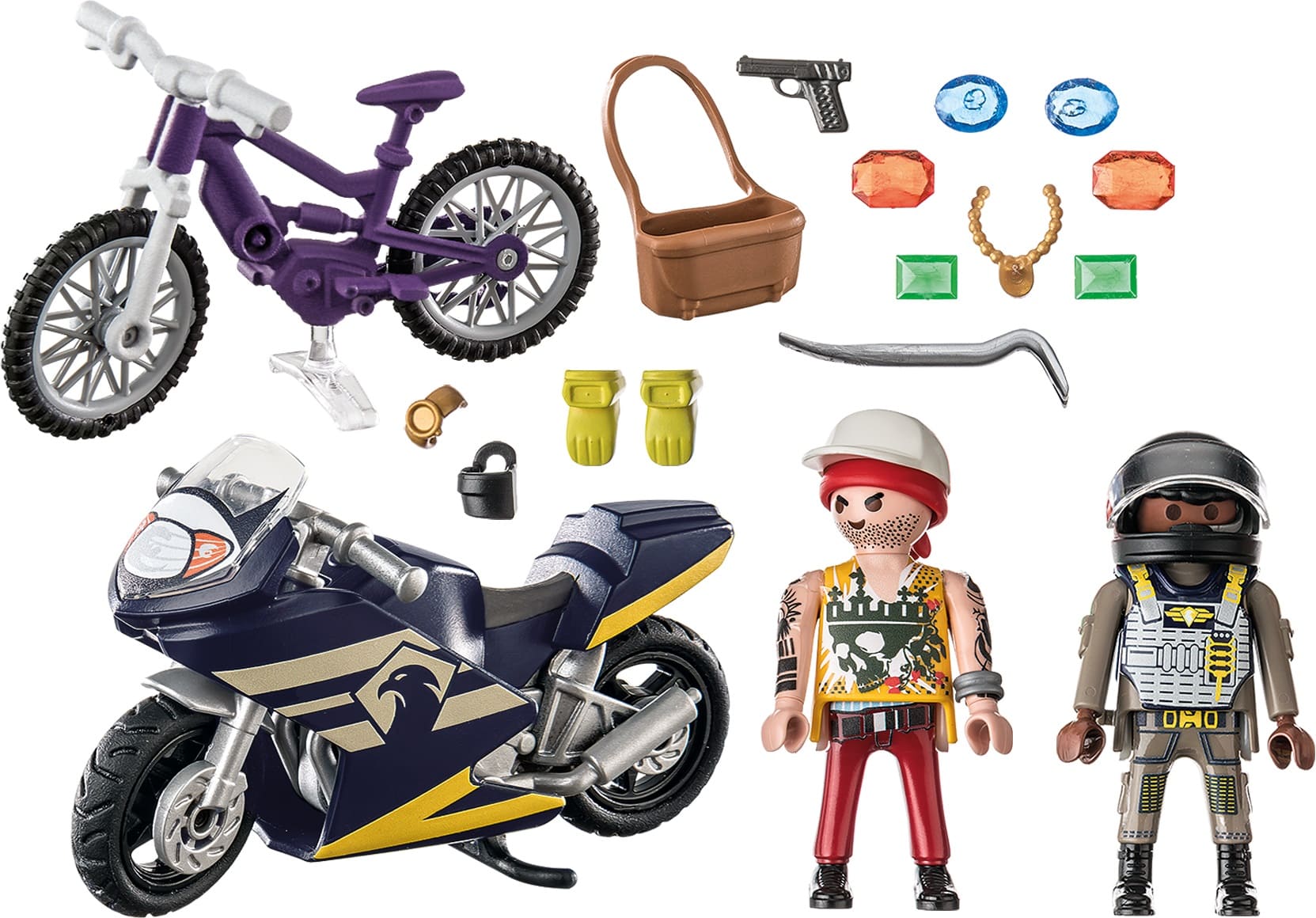 Starter-Pack Policia y ladrona de joyas ( Playmobil 71255 ) imagen e