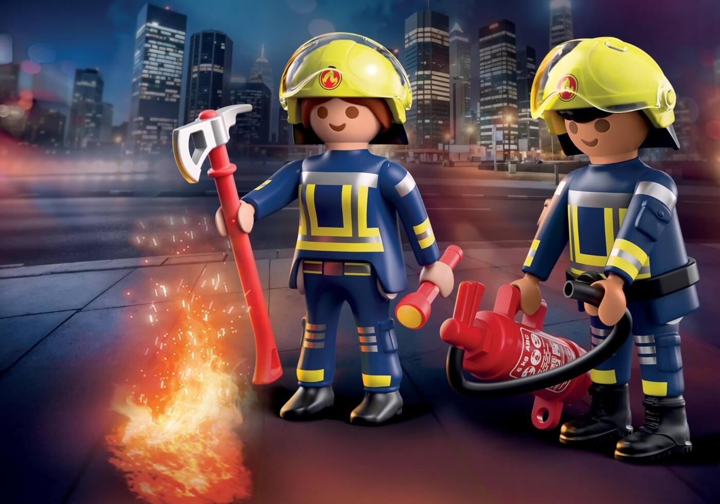 Bomberos ( Playmobil 71885 ) imagen c