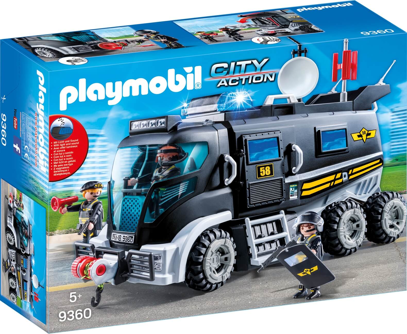 Vehículo con luz LED y módulo de sonido ( Playmobil 9360 ) imagen b