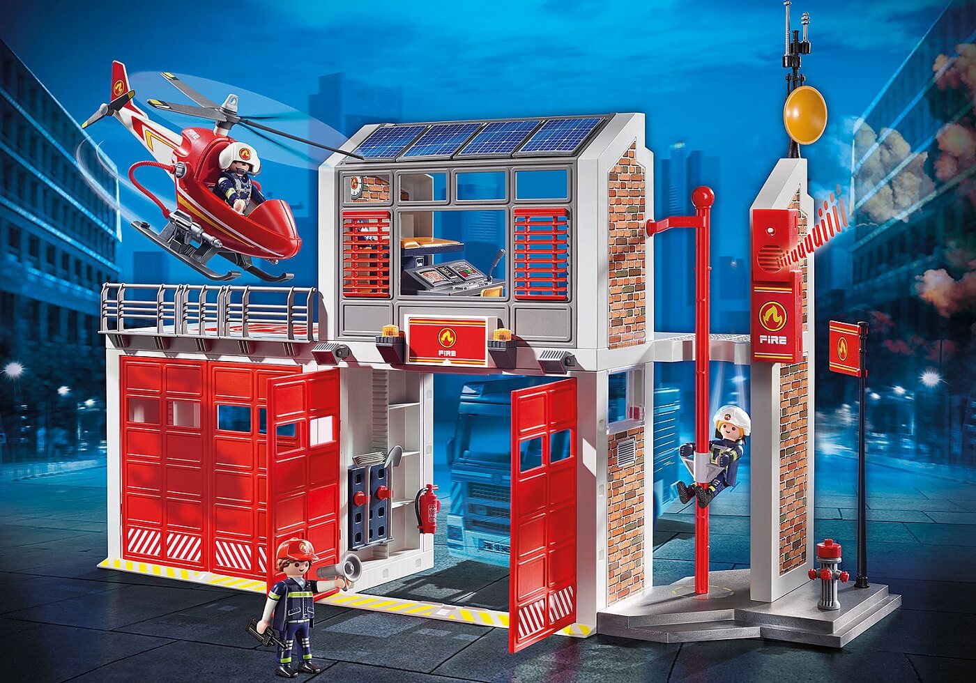 Parque Bomberos CityAction ( Playmobil 9462 ) imagen a