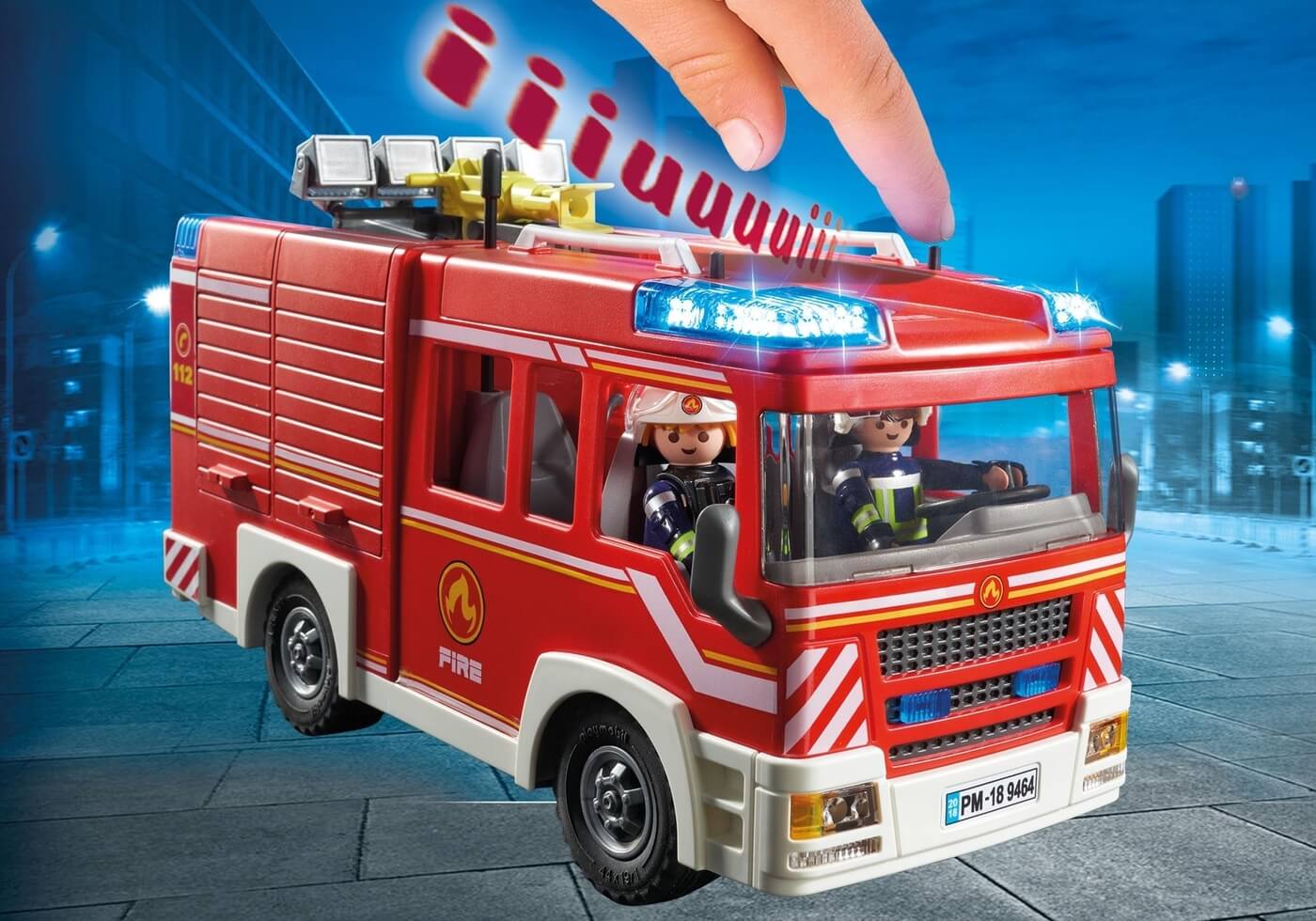 Camión de Bomberos Ciudad ( Playmobil 9464 ) imagen d
