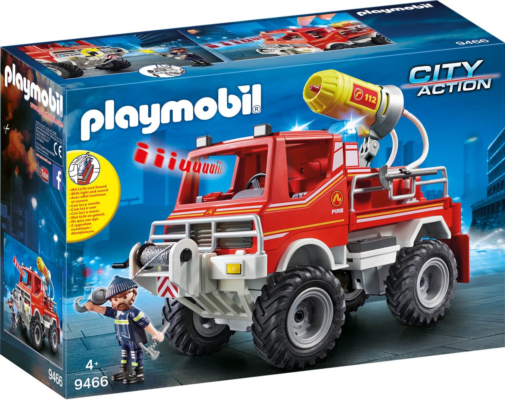 Todoterreno bomberos ( Playmobil 9466 ) imagen b