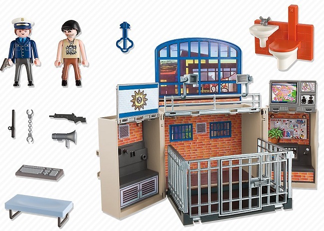 Maletín cuartel de la policía ( Playmobil 5421 ) imagen a