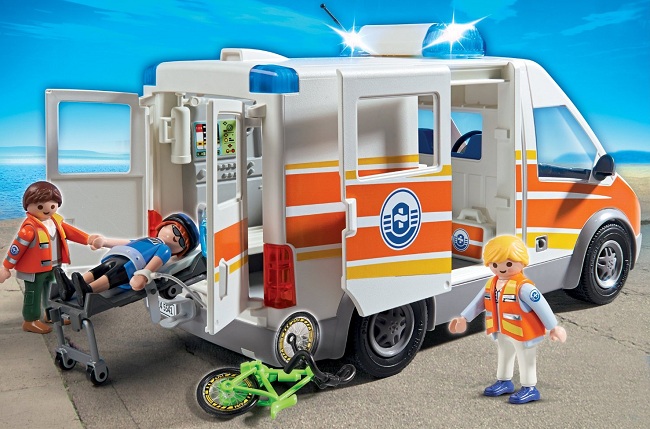 Ambulancia con sirena ( Playmobil 5541 ) imagen a