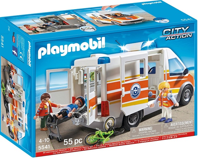 Ambulancia con sirena ( Playmobil 5541 ) imagen b