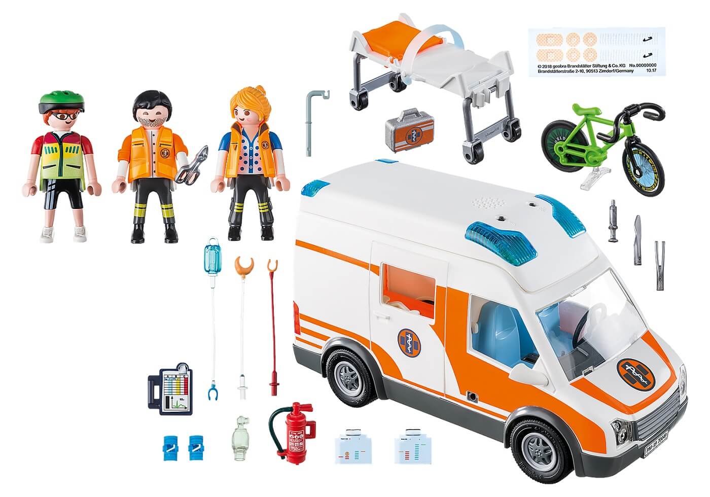 Ambulancia con Luces ( Playmobil 70049 ) imagen b