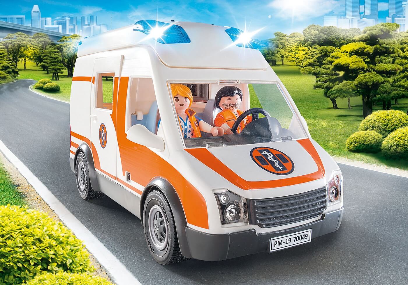 Ambulancia con Luces ( Playmobil 70049 ) imagen c