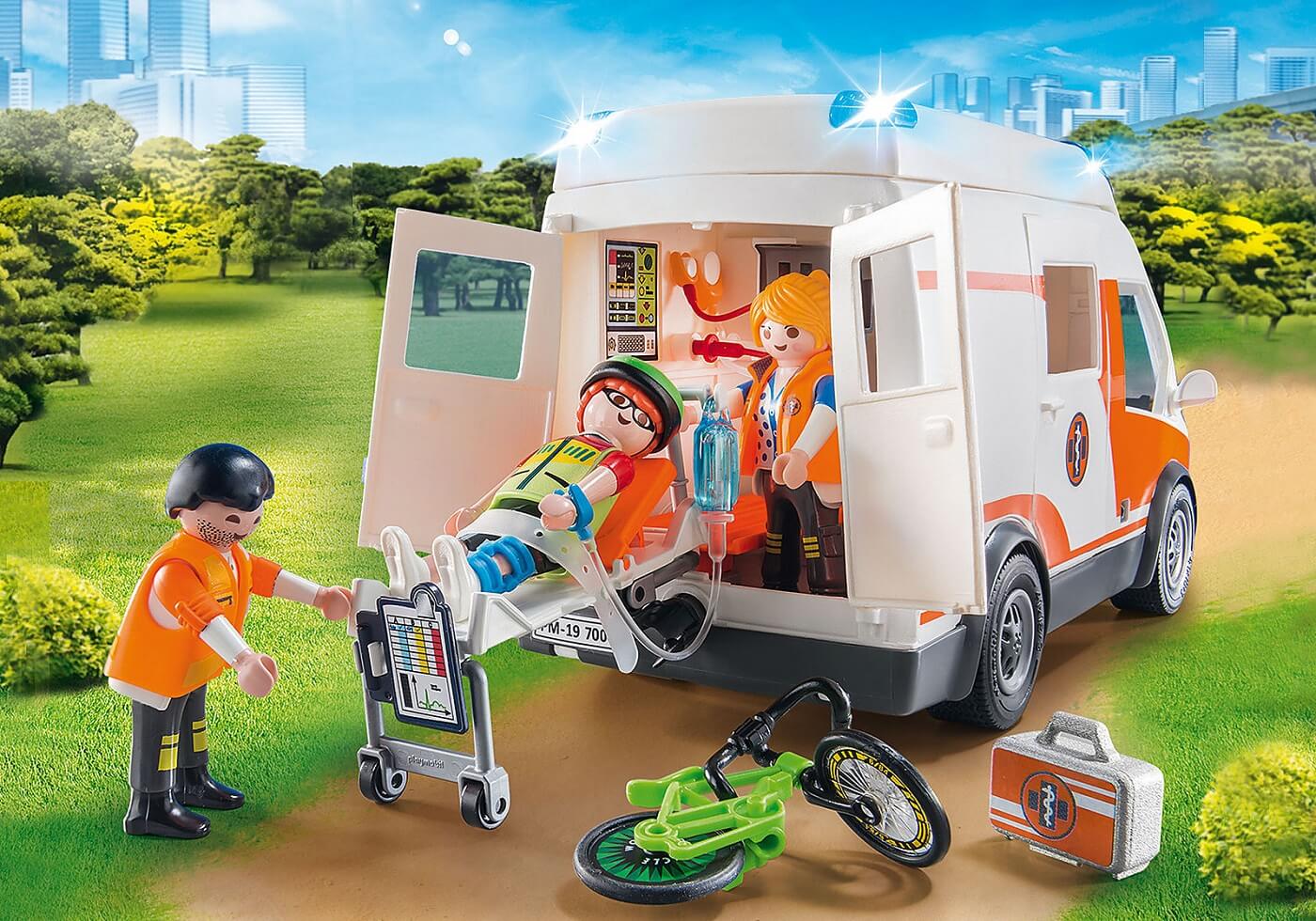 Ambulancia con Luces ( Playmobil 70049 ) imagen d