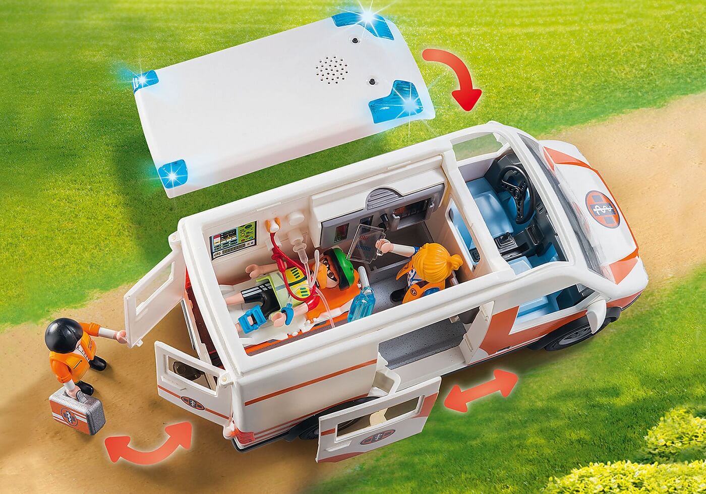Ambulancia con Luces ( Playmobil 70049 ) imagen e
