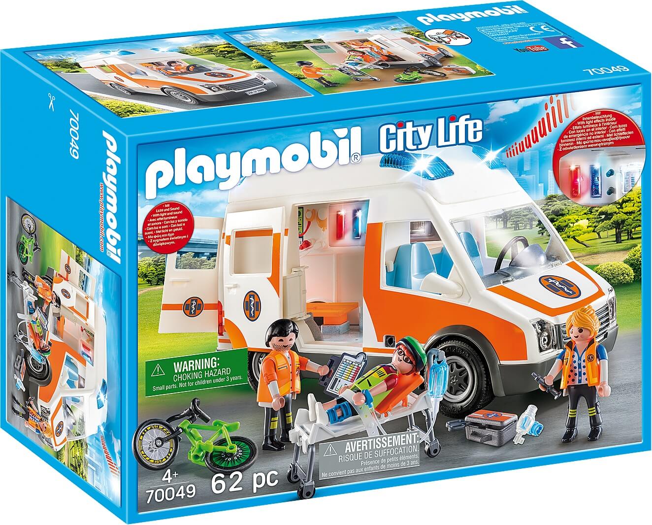 Ambulancia con Luces ( Playmobil 70049 ) imagen f