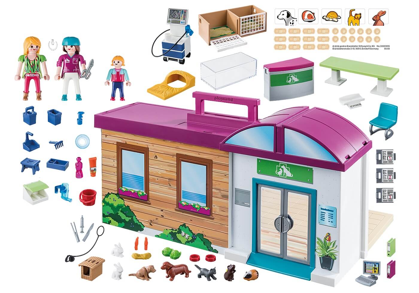 Clinica Veterinaria Maletin ( Playmobil 70146 ) imagen d