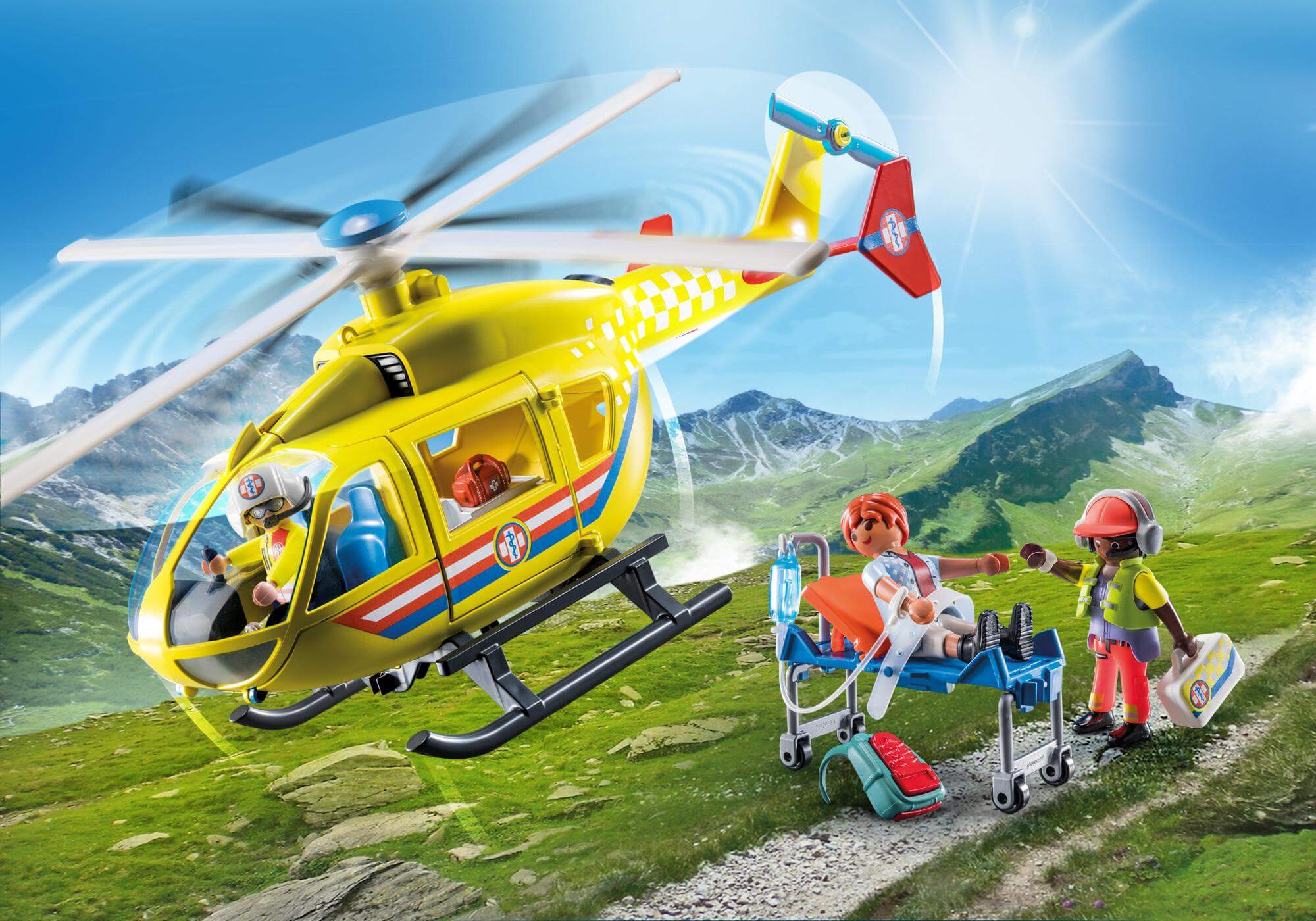 Rescate Helicoptero ( Playmobil 71203 ) imagen a