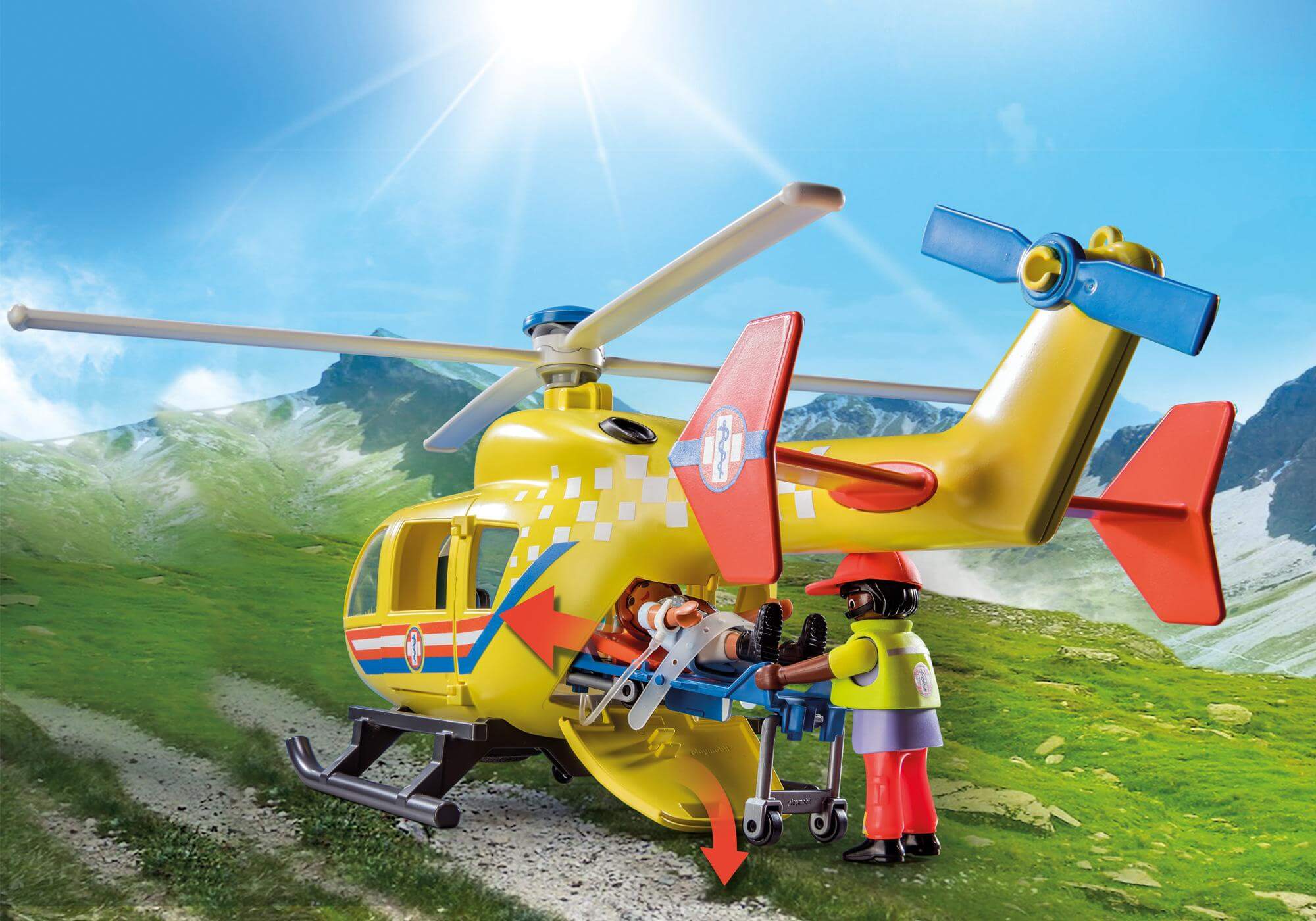 Rescate Helicoptero ( Playmobil 71203 ) imagen b