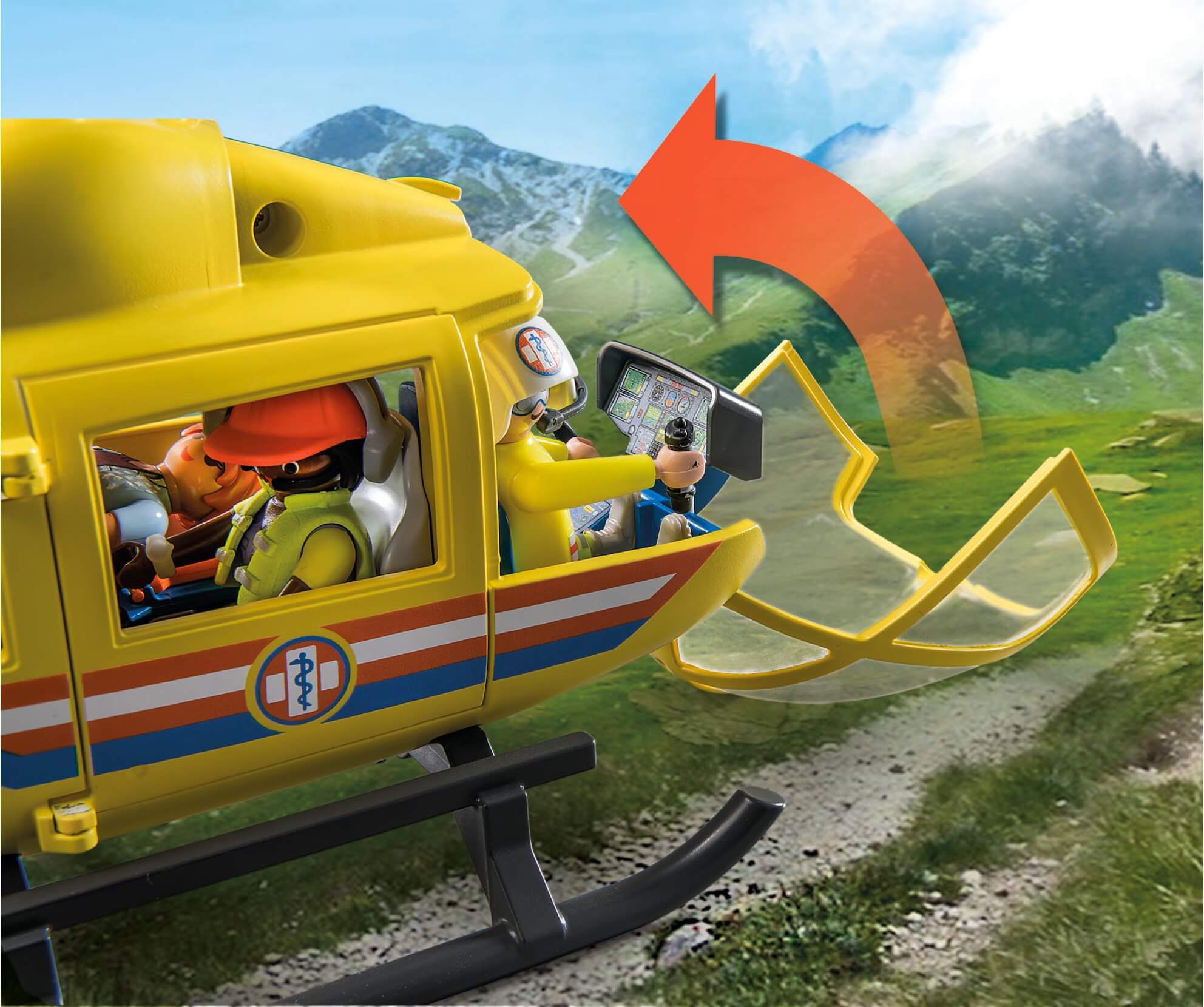 Rescate Helicoptero ( Playmobil 71203 ) imagen d