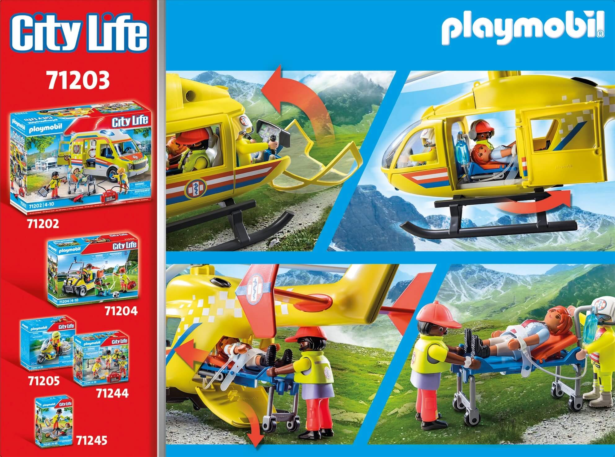 Rescate Helicoptero ( Playmobil 71203 ) imagen i