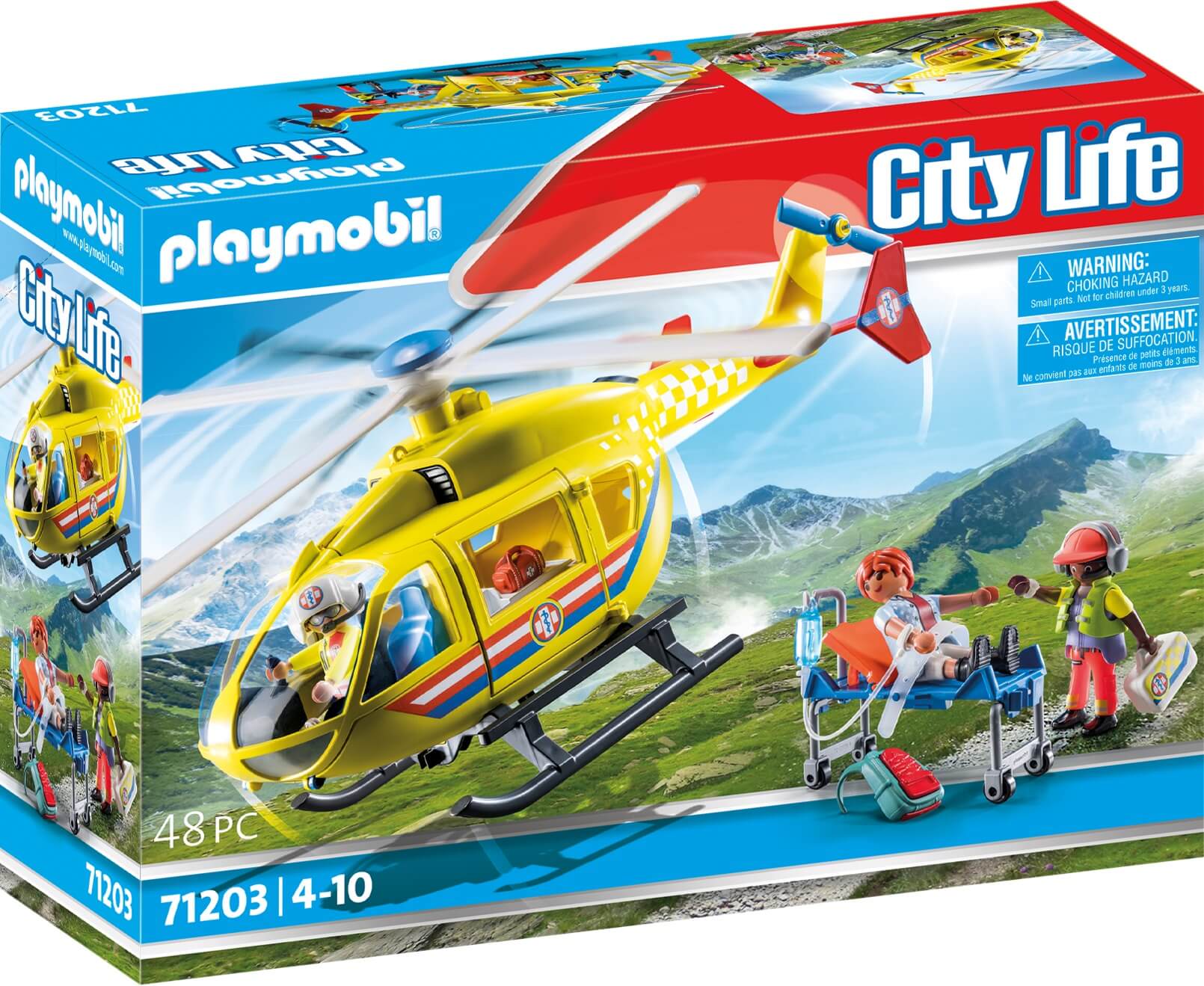 Rescate Helicoptero ( Playmobil 71203 ) imagen j