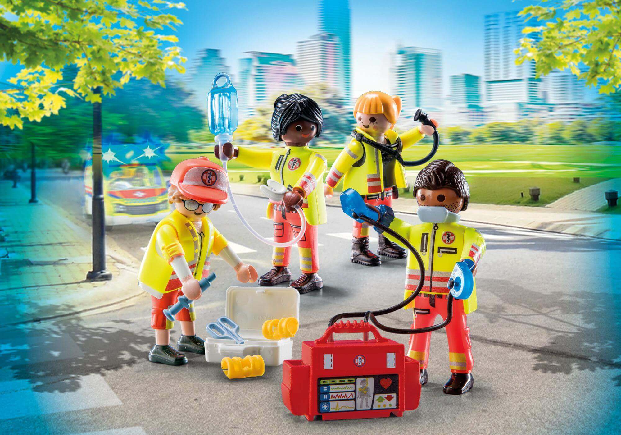 Equipo de rescate ( Playmobil 71244 ) imagen a
