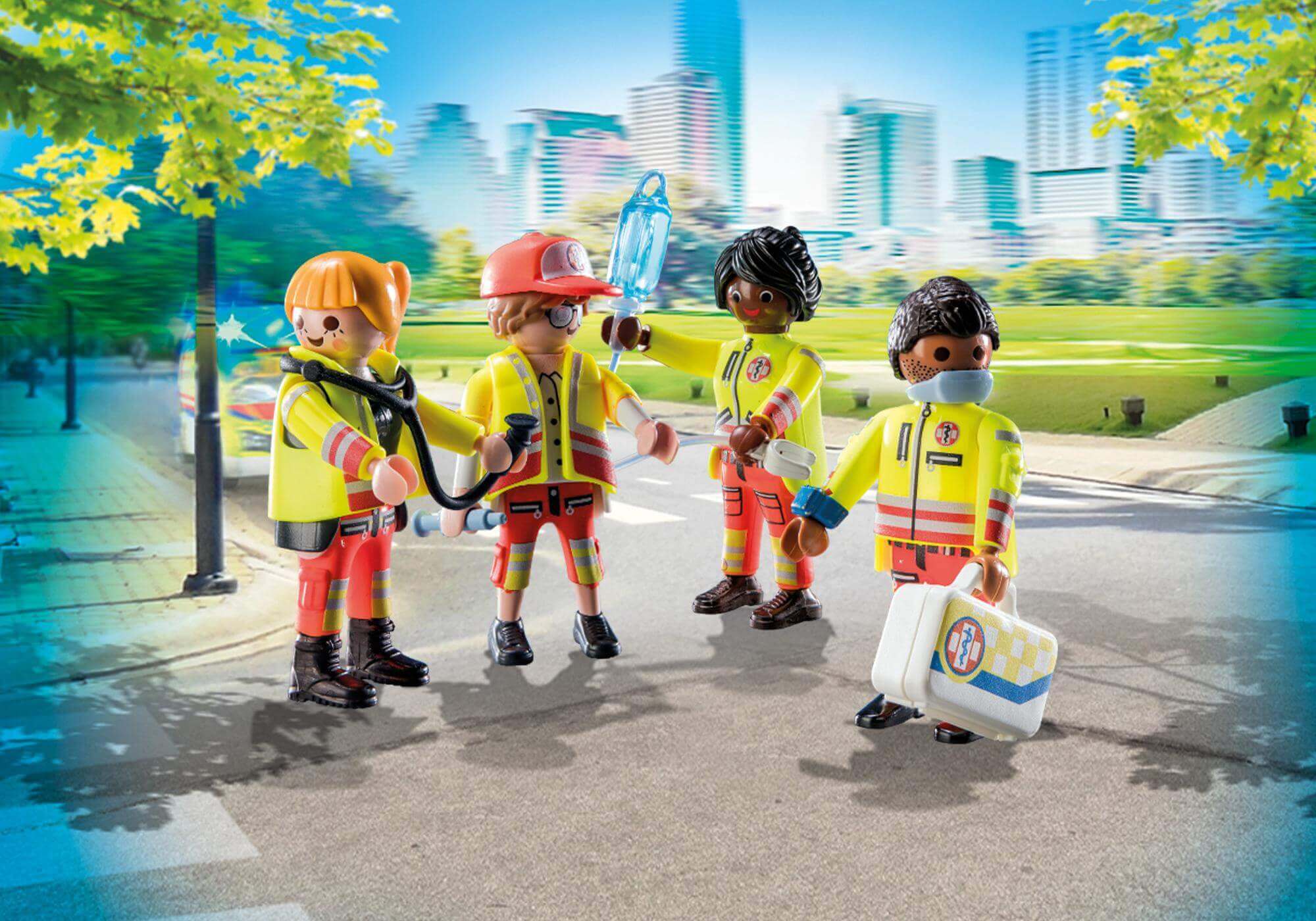 Equipo de rescate ( Playmobil 71244 ) imagen b
