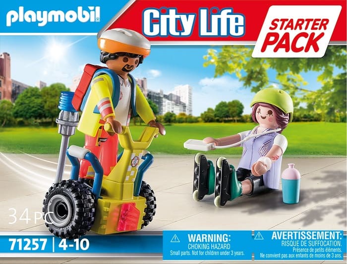 Starter-Pack Rescate con patinadora  ( Playmobil 71257 ) imagen c