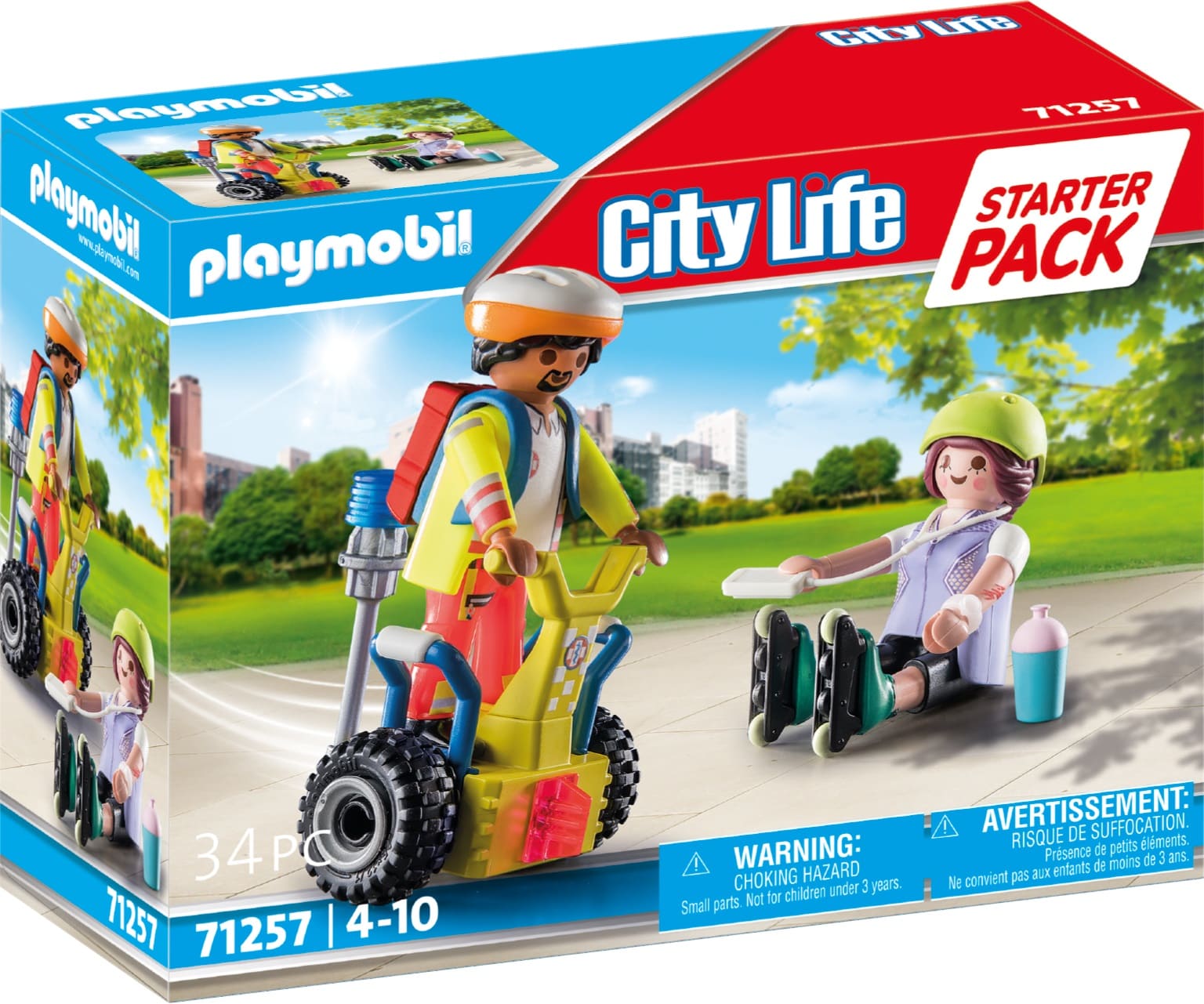 Starter-Pack Rescate con patinadora  ( Playmobil 71257 ) imagen e