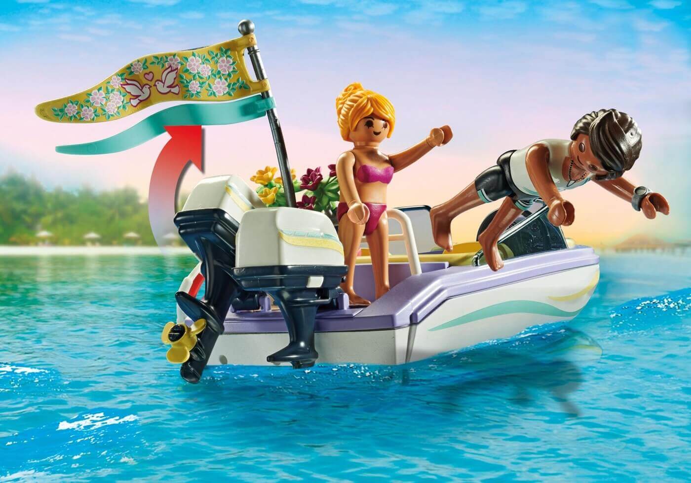 Paseo en Lancha en la Luna de Miel Promo Pack ( Playmobil 71366 ) imagen c