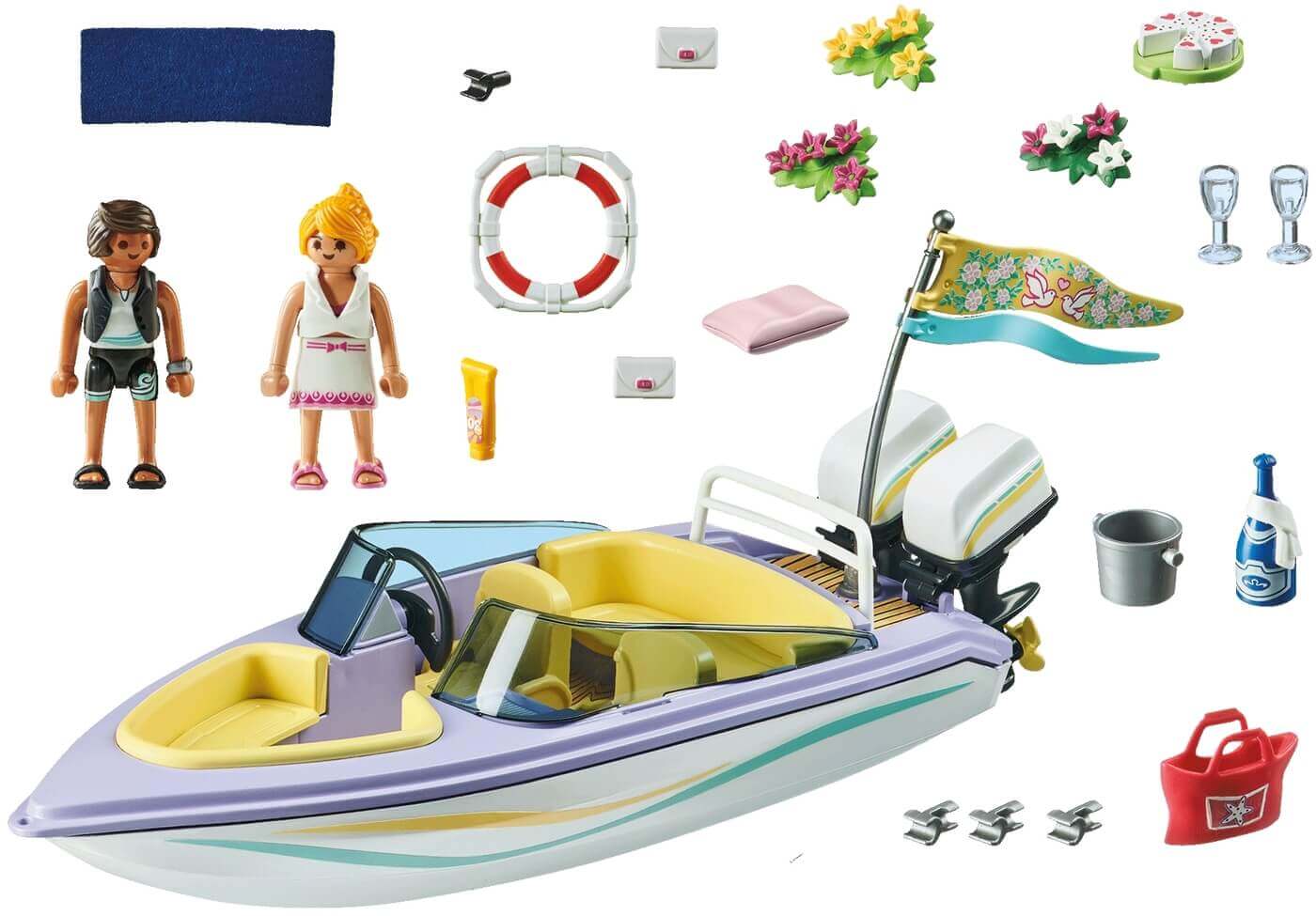 Paseo en Lancha en la Luna de Miel Promo Pack ( Playmobil 71366 ) imagen e