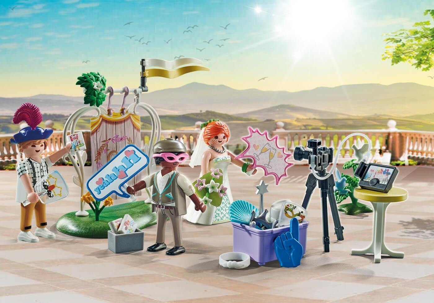 Photocall Boda ( Playmobil 71367 ) imagen a