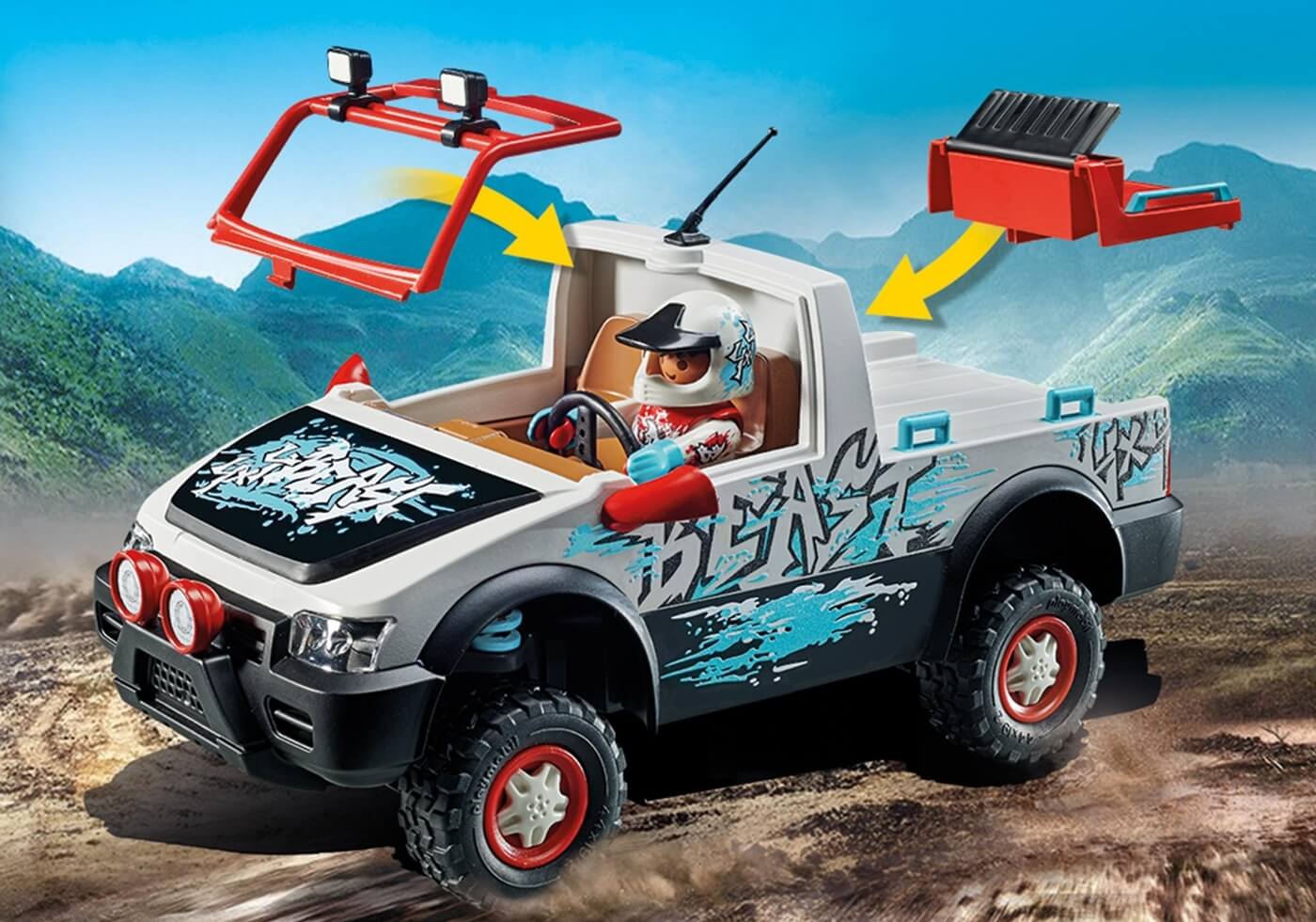 Coche Rally ( Playmobil 71430 ) imagen c