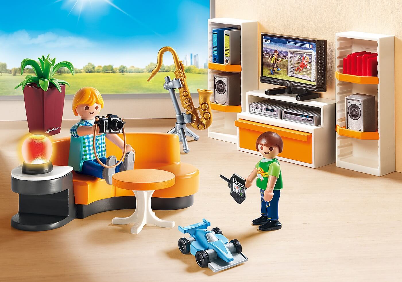 Salon con luz ( Playmobil 9267 ) imagen a