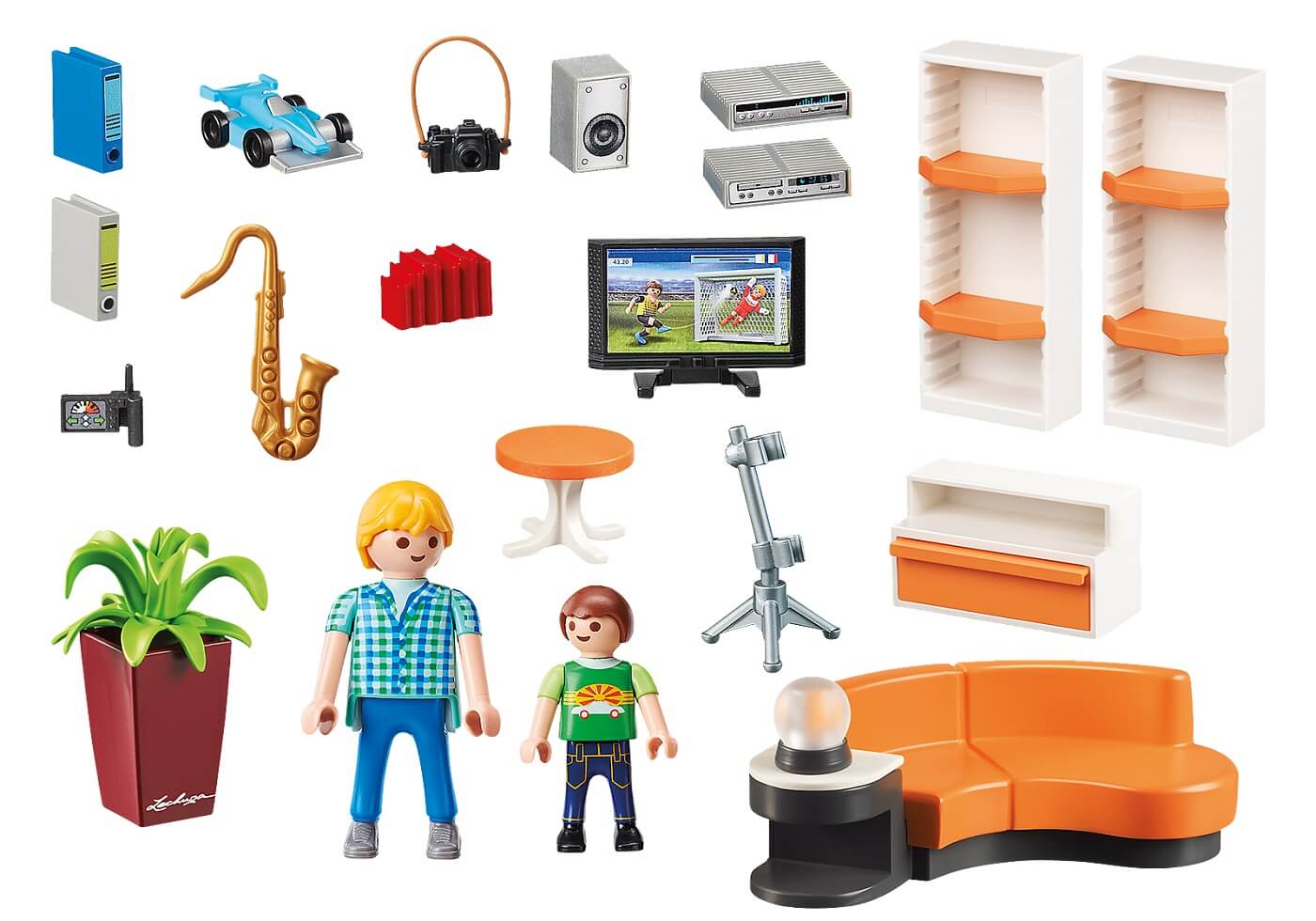 Salon con luz ( Playmobil 9267 ) imagen d