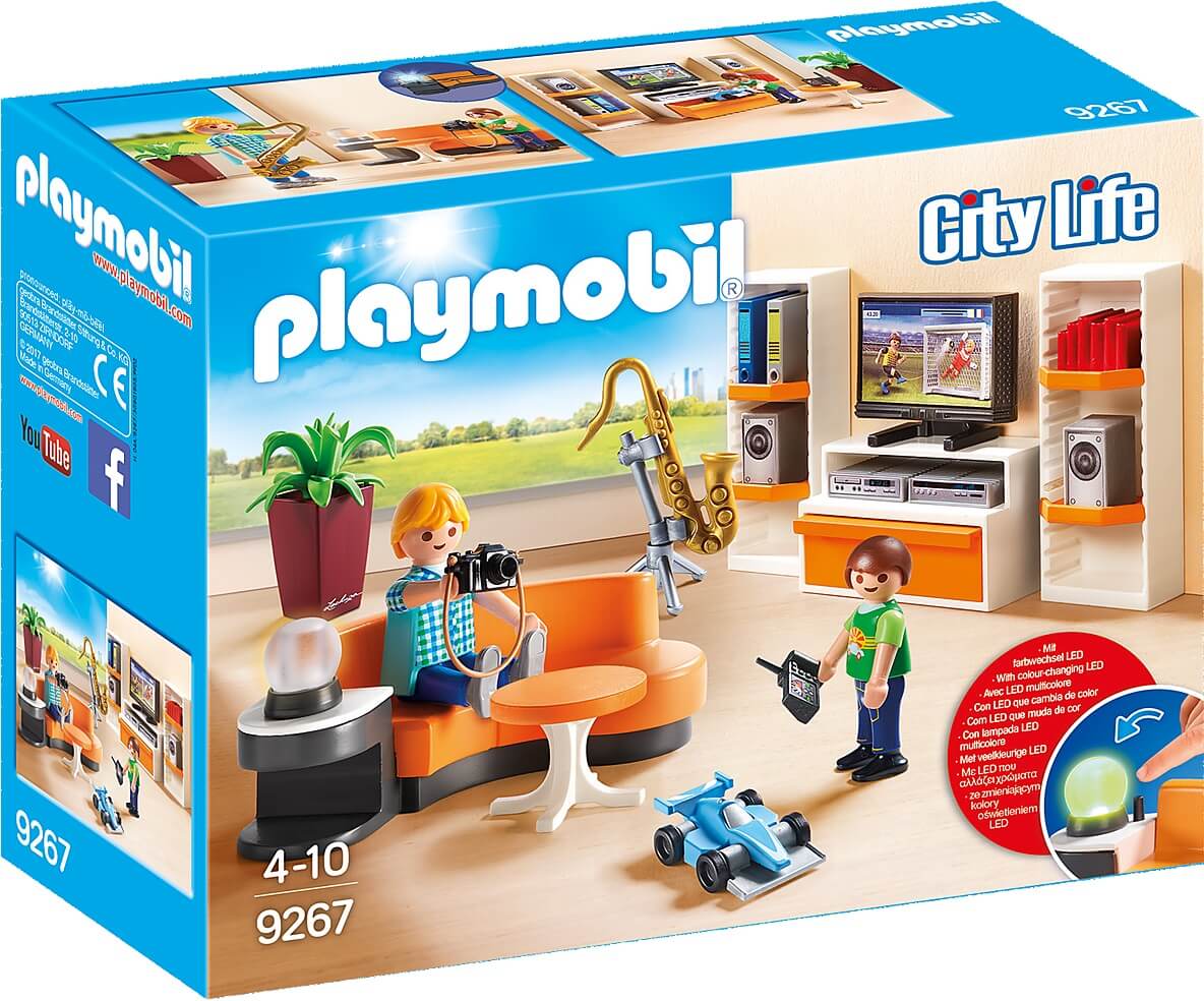 Salon con luz ( Playmobil 9267 ) imagen e