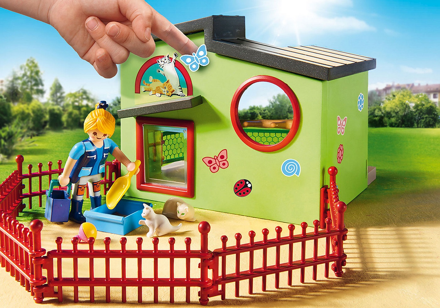 Playmobil refugio para gatos hot sale