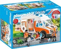 Ambulancia con Luces