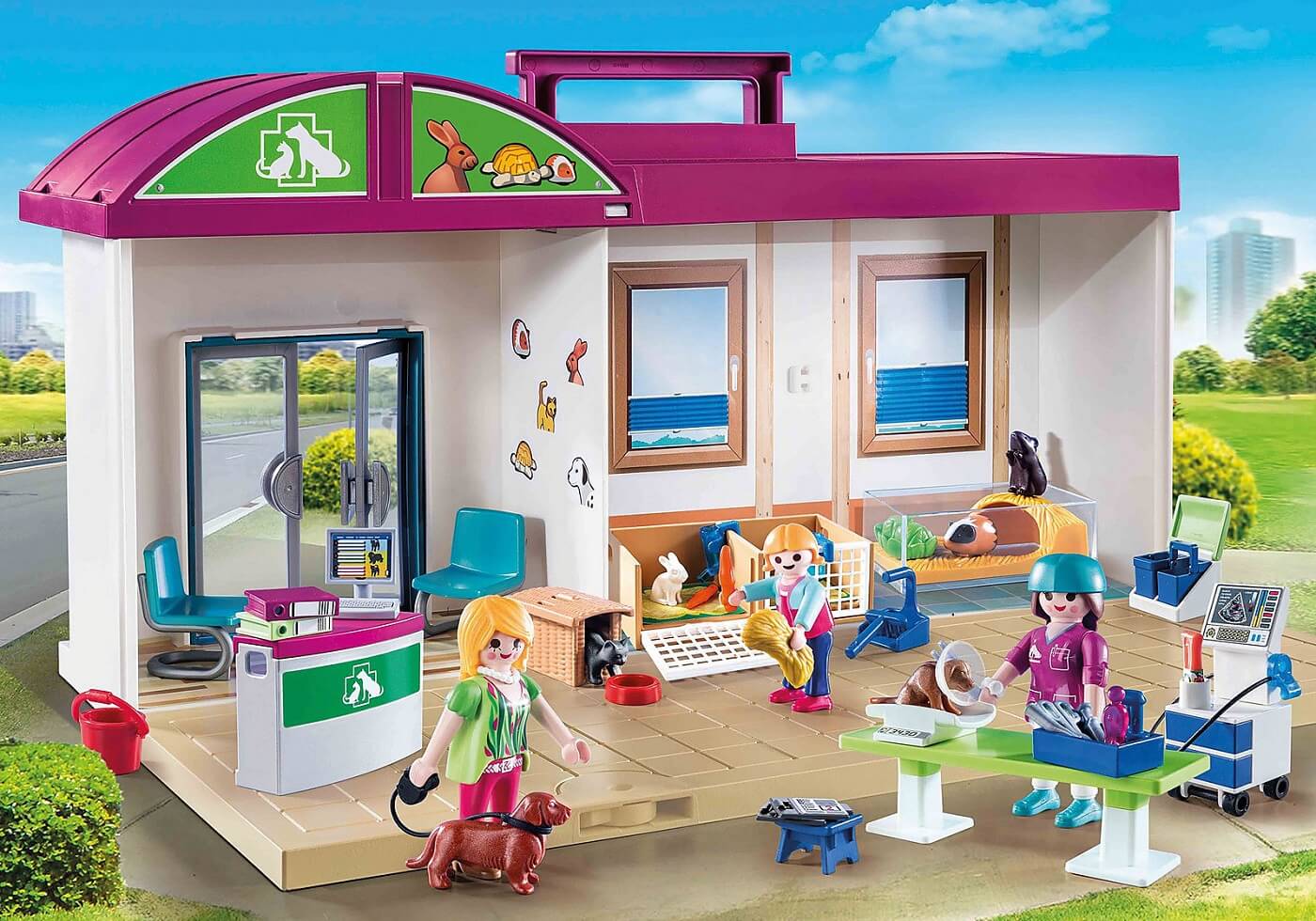 Clinica Veterinaria Maletin ( Playmobil 70146 ) imagen a