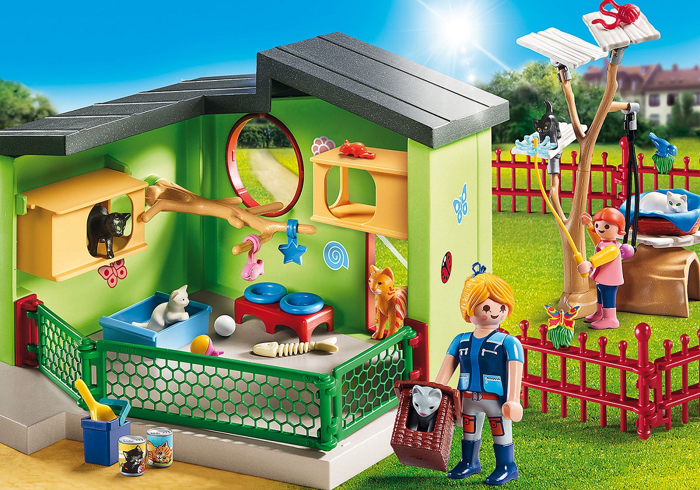Refugio para Gatos ( Playmobil 9276 ) imagen a