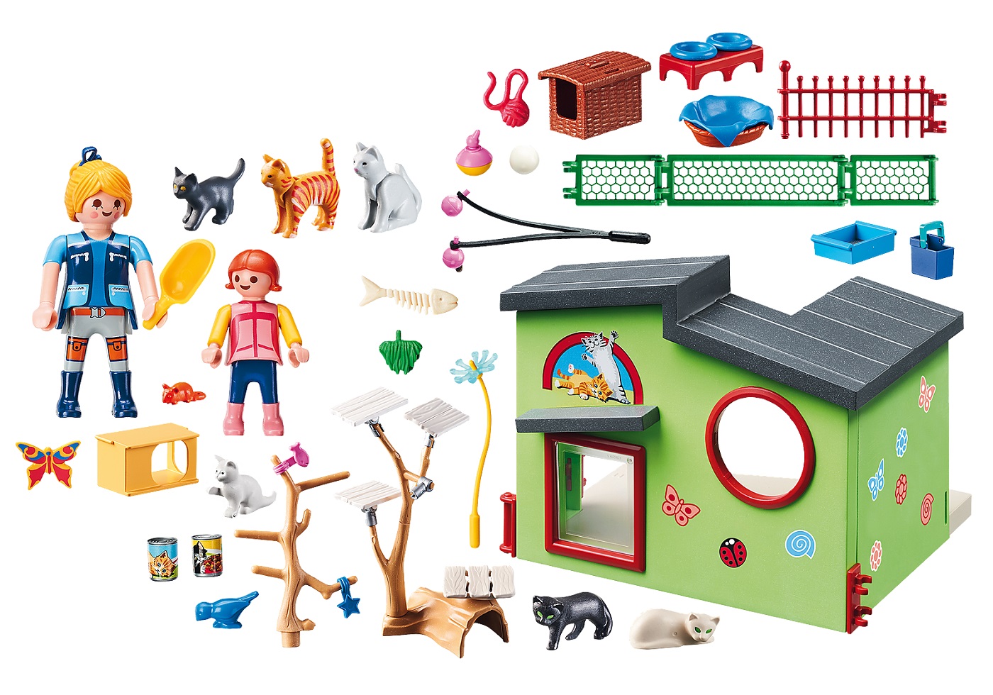 Refugio para Gatos ( Playmobil 9276 ) imagen b