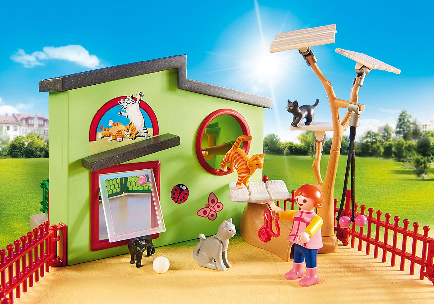 Refugio para Gatos ( Playmobil 9276 ) imagen d