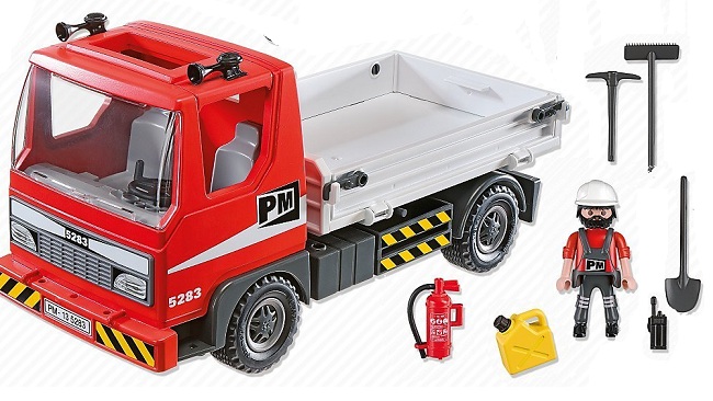 camion obras playmobil