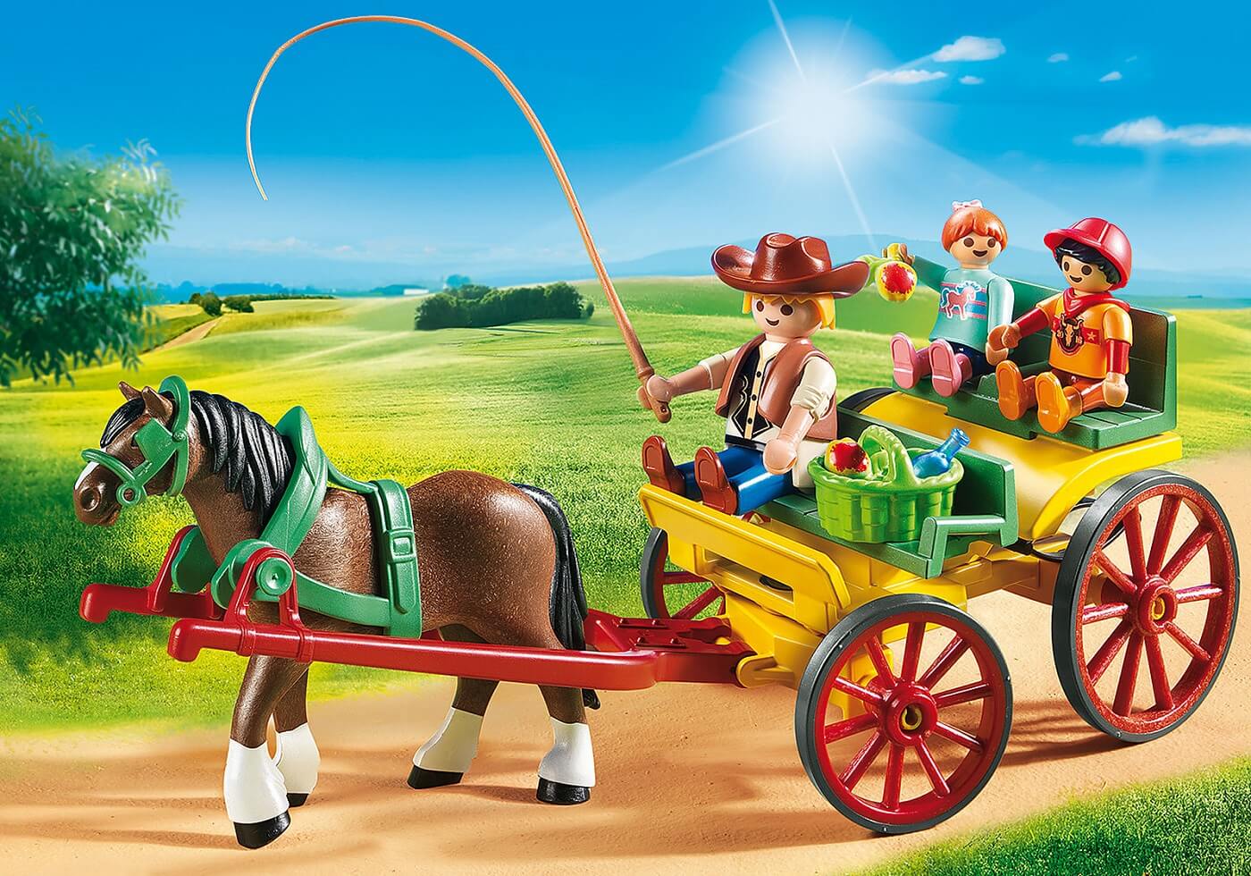 Carruaje con Caballo ( Playmobil 6932 ) imagen a