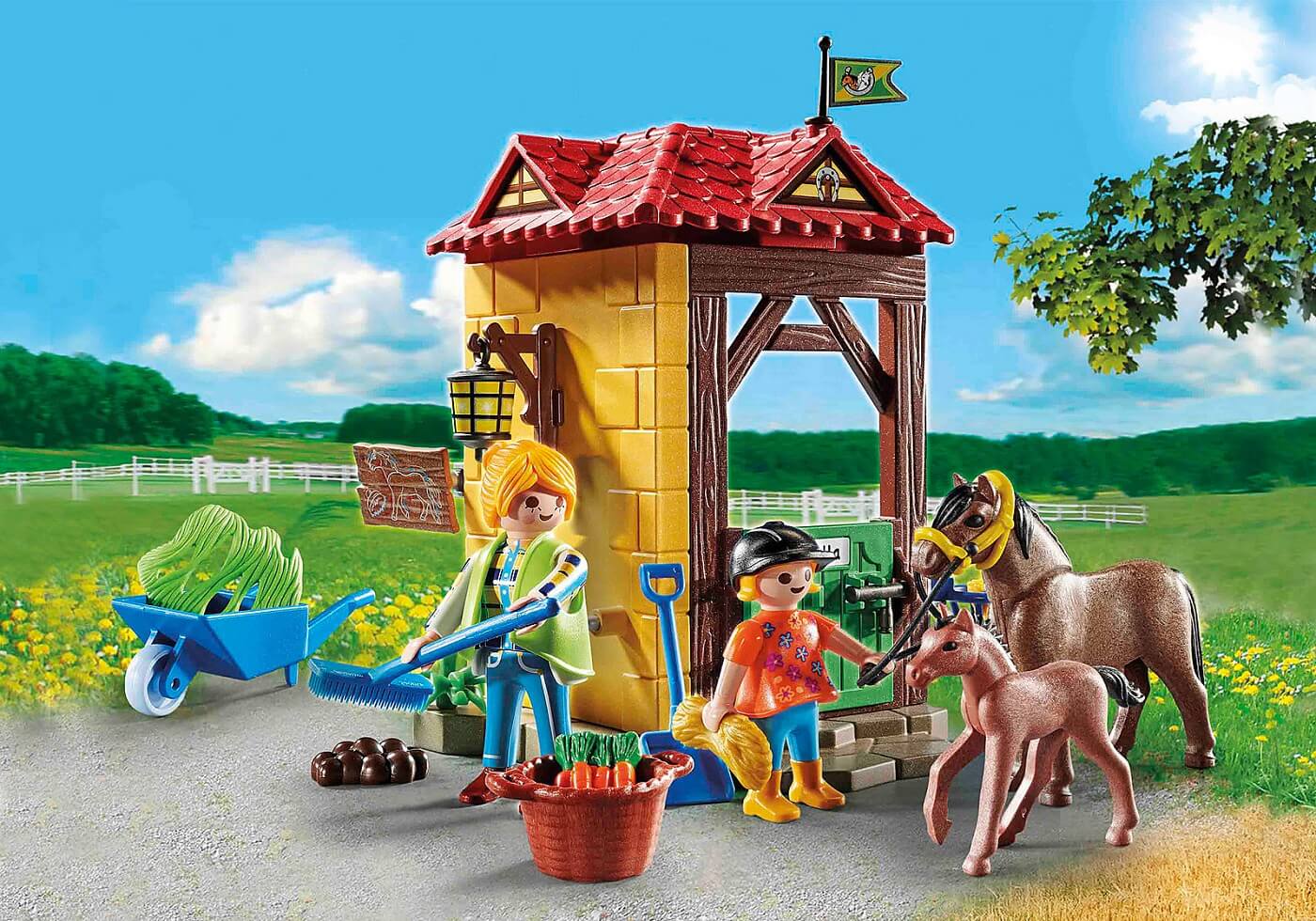 Starter Pack Granja de Caballos ( Playmobil 70501 ) imagen a