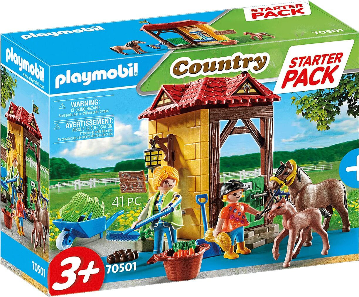 Starter Pack Granja de Caballos ( Playmobil 70501 ) imagen d