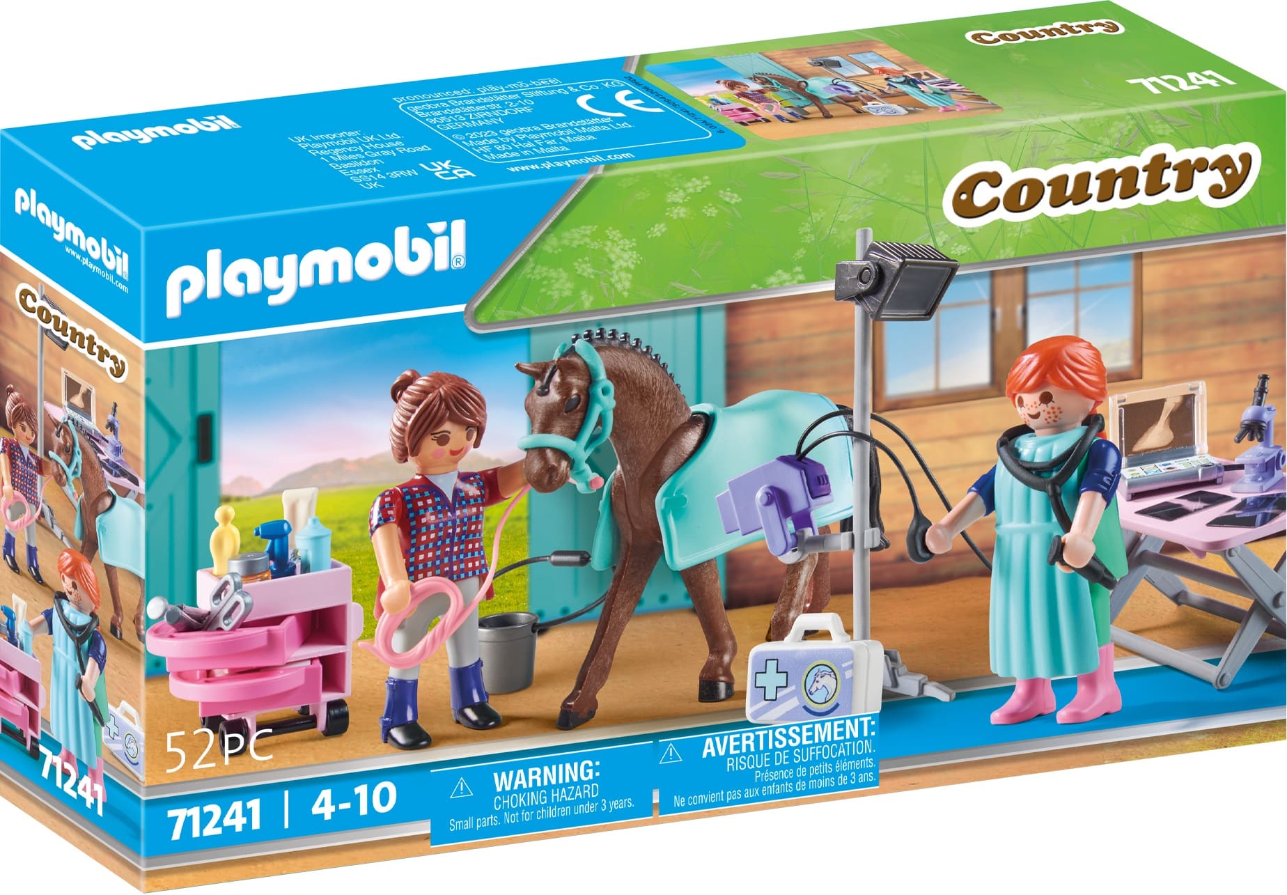 Veterinaria para caballos ( Playmobil 71241 ) imagen e