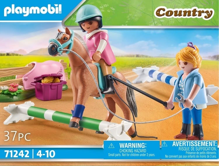 Clases de equitacion ( Playmobil 71242 ) imagen b